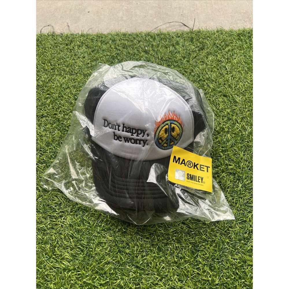 Market Chinatown Market Don't Happy Be Worry Snap Back Hat NEW WITH TAGS